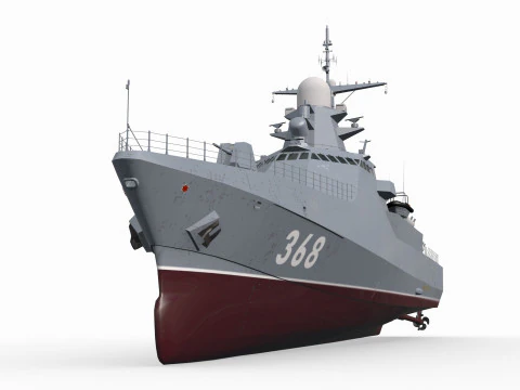 Project 22160 VC - animated 3D Model