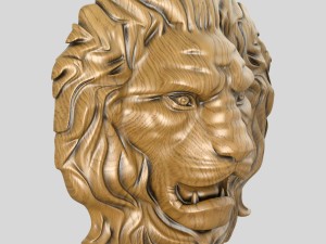 lion head Modello 3D
