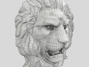 lion head 3D Model