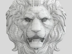 lion head 3D Model
