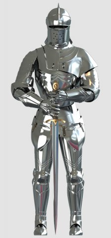 knight Modello 3D .c4d .max .obj .3ds .fbx .stl .blend 