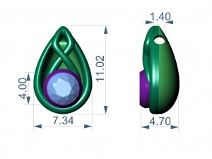 pendant 3D Print Model