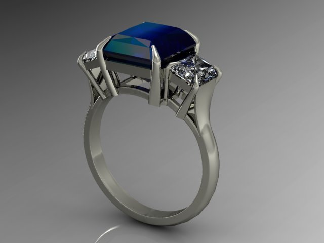 ring 17 3D प्रिंट मॉडल .c4d .max .obj .3ds .fbx .stl .blend 