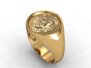 ring lion 3D Print Model