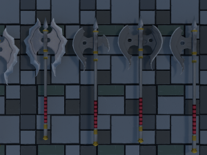 medieval axe 3D-Modell