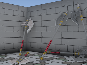 medieval axe 3D Model