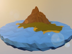 sunny island animation 3D मॉडल