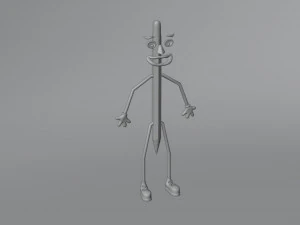 Mister Pencil 3D Model