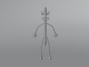 Mister Pencil Modelo 3D