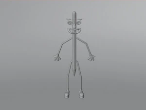 Mister Pencil 3D Model