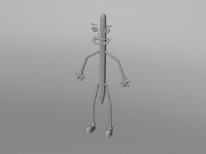 Mister Pencil Modelo 3D