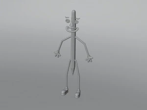 Mister Pencil 3D Model