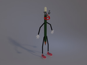 Mister Pencil Modelo 3D