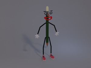 Mister Pencil Modelo 3D