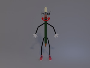 Mister Pencil Modelo 3D