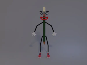 Mister Pencil 3D Model