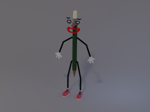 Mister Pencil Modelo 3D