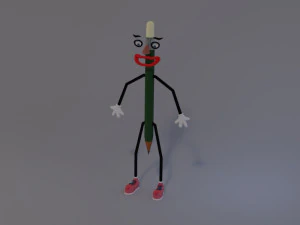 Mister Pencil 3D Model
