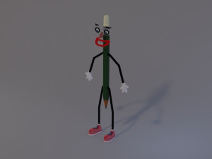 Mister Pencil Modelo 3D
