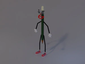 Mister Pencil 3D Model