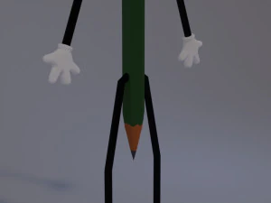 Mister Pencil 3D Model