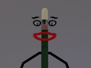 Mister Pencil Modelo 3D