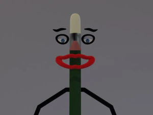 Mister Pencil 3D Model
