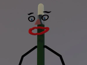 Mister Pencil 3D Model