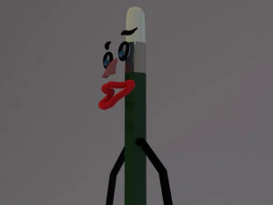 Mister Pencil 3D Model