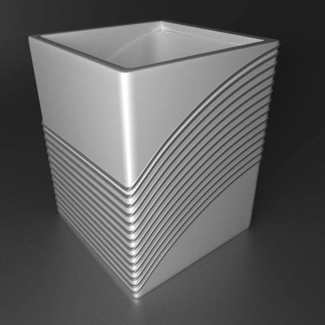 flower pot 3D Model .c4d .max .obj .3ds .fbx .stl .blend