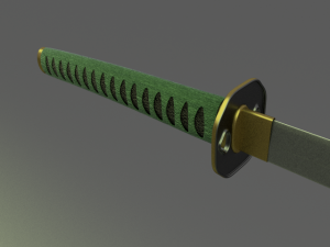 katana Model 3D