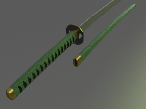 katana Model 3D