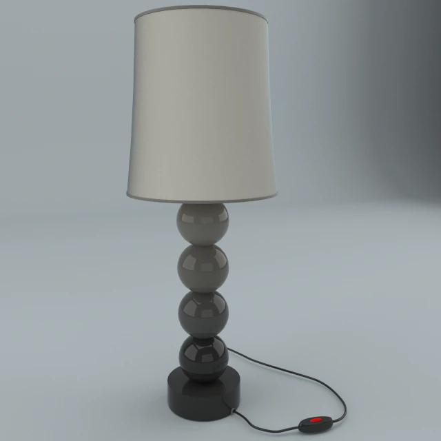 table lamp 3D Model .c4d .max .obj .3ds .fbx .stl .blend 