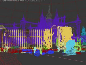 abandoned castle 3D Model