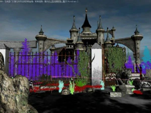 abandoned castle 3D Model