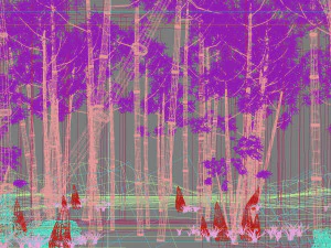 bamboo forest 05 3D Model
