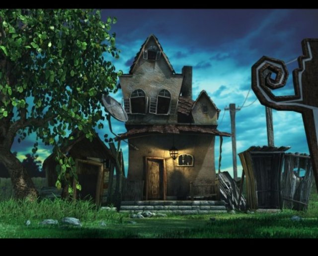 cartoon house 3D 모델 .c4d .max .obj .3ds .fbx .stl .blend 