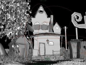 cartoon house 3D 모델