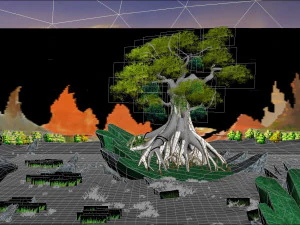 fantasy valley landscape 3D Model