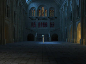 interior do castelo Modelo 3D