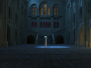 interior do castelo Modelo 3D