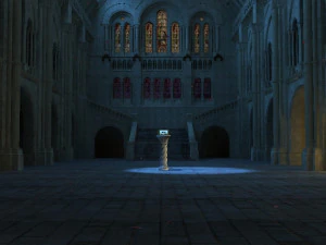 interior do castelo Modelo 3D