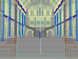 interior do castelo Modelo 3D