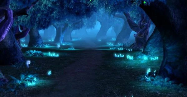 forest night view scene 3D Model .c4d .max .obj .3ds .fbx .stl .blend