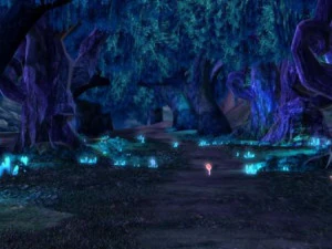 forest night view scene 3D Model
