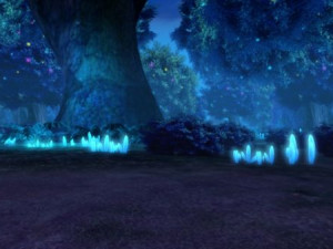 forest night view scene 3D Model