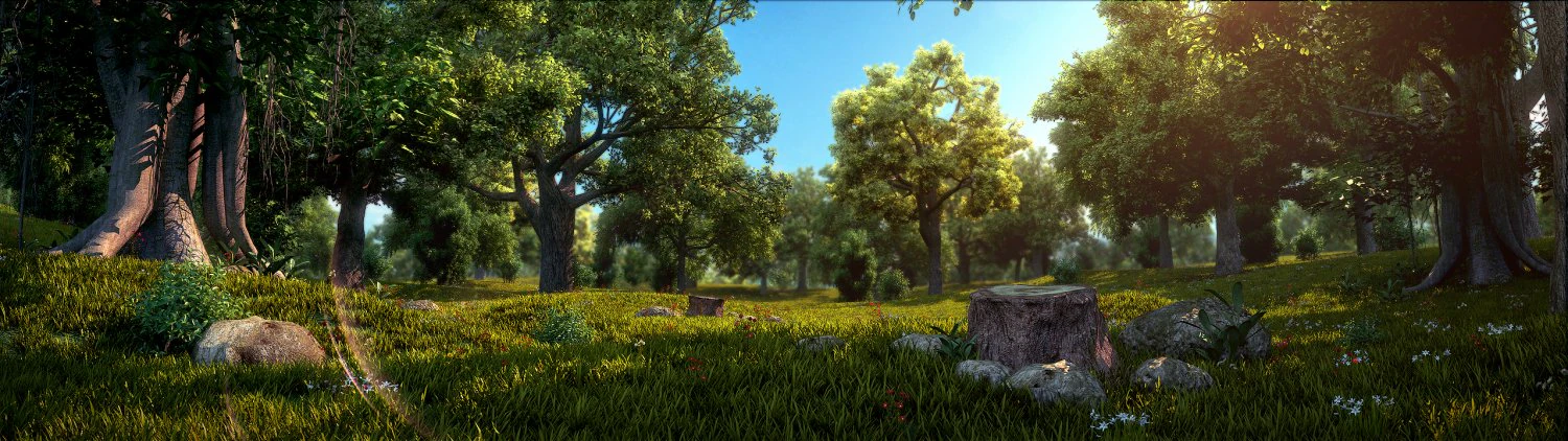 forest scene 9 3D Model .c4d .max .obj .3ds .fbx .stl .blend