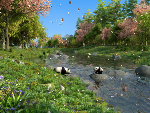 forest scene 11 Modelo 3D
