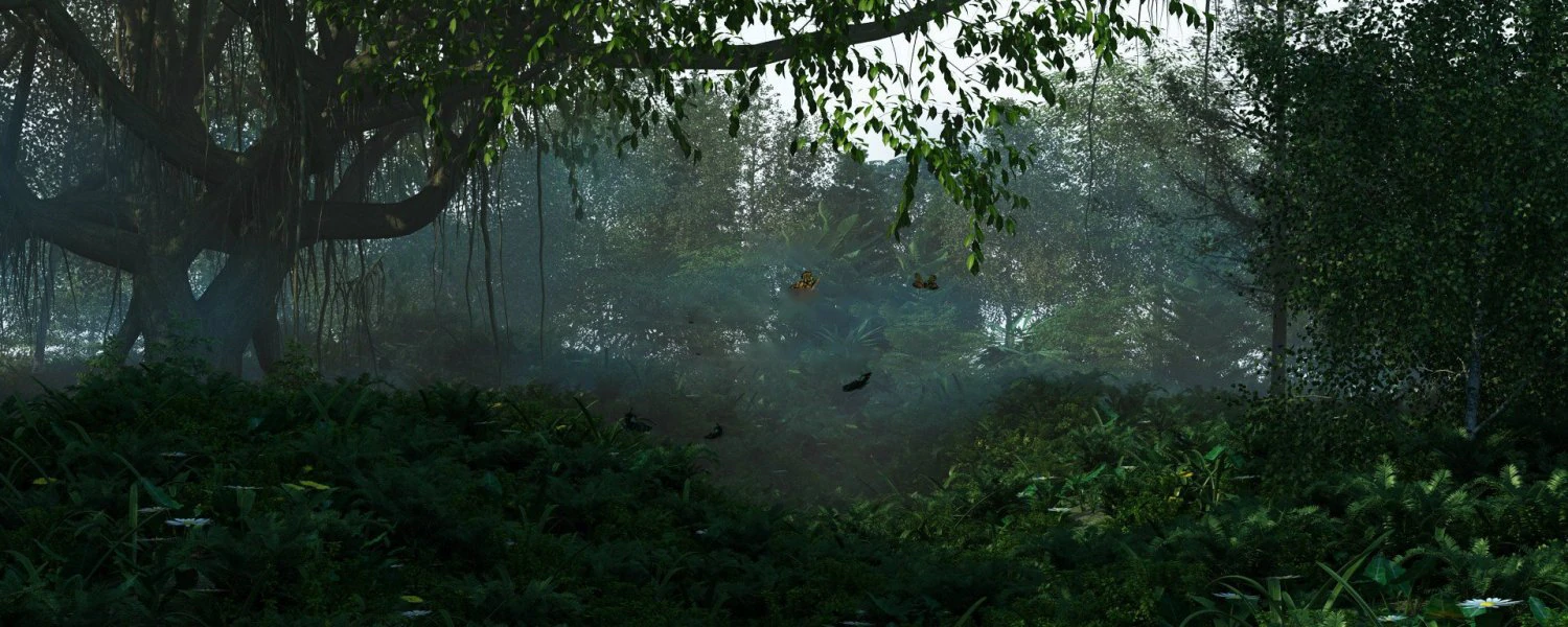 forest scene 24 3D Model .c4d .max .obj .3ds .fbx .stl .blend 