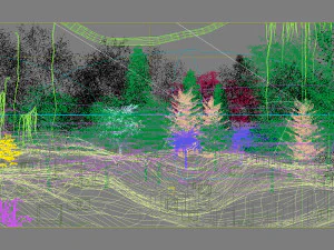 forest scene 24 3D Model